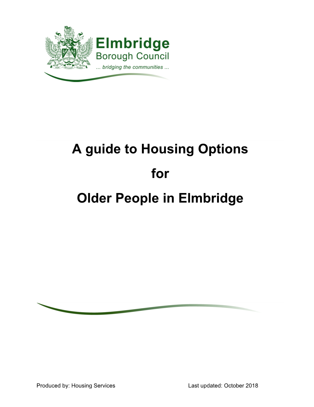 A Guide to Housing Options for Older People in Elmbridge