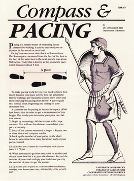 Pacing Is a Simple Means of Measuring Linear