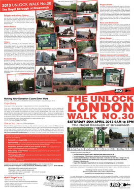 2013 UNLOCK WALK No.30