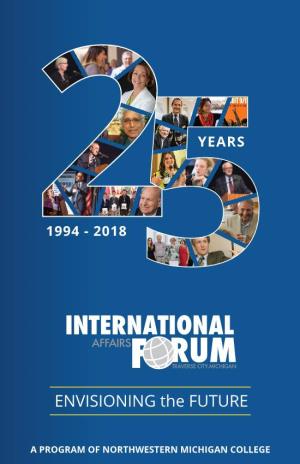 International Affairs Forum PROUD SPONSOR of the IAF 2018–2019 25TH ANNIVERSARY SEASON