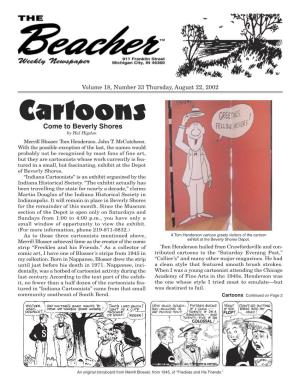 Cartoons Come to Beverly Shores by Hal Higdon Merrill Blosser