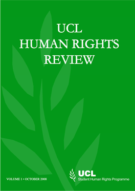 Ucl Human Rights Review
