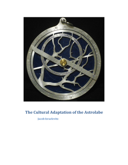 The Cultural Adaptation of the Astrolabe