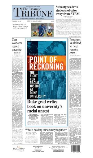 Duke Grad Writes Book on University's Racial Unrest