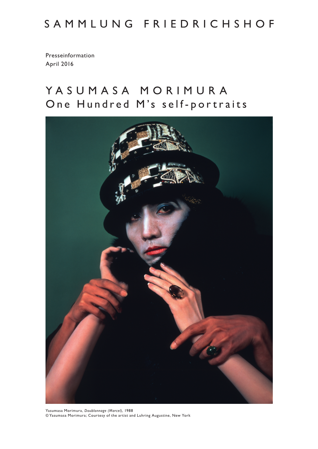 Yasumasa Morimura One Hundred M's Self-Portraits