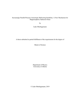 Increasingly Parallel Pressure Anisotropic Ballooning Instability: a New Mechanism for Magnetospheric Substorm Onset