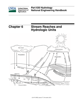 Chapter 6 Stream Reaches and Hydrologic Units