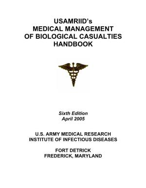 Medical Management of Biological Casualties Handbook