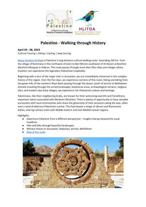 Palestine - Walking Through History