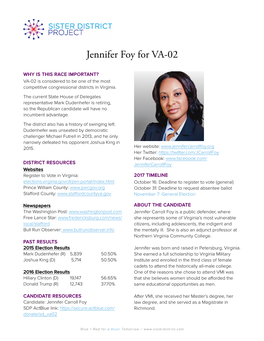 Jennifer Foy for VA-02