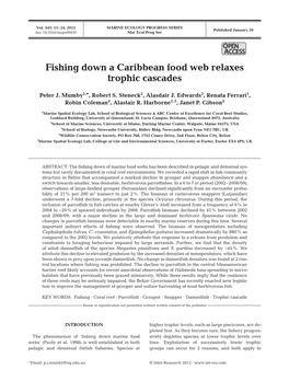 Fishing Down a Caribbean Food Web Relaxes Trophic Cascades