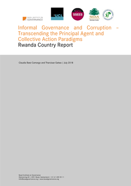 Rwanda.Informalgovernance.Country Report