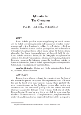 Glossator'lar the Glossators