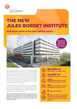 The New Jules Bordet Institute