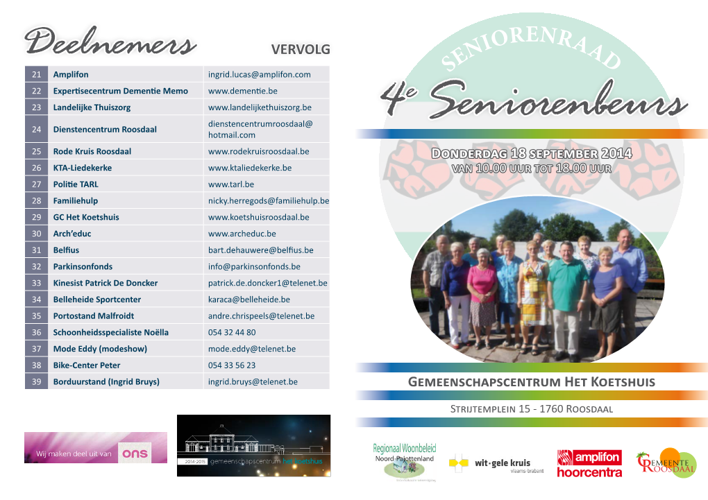 4E Seniorenbeurs