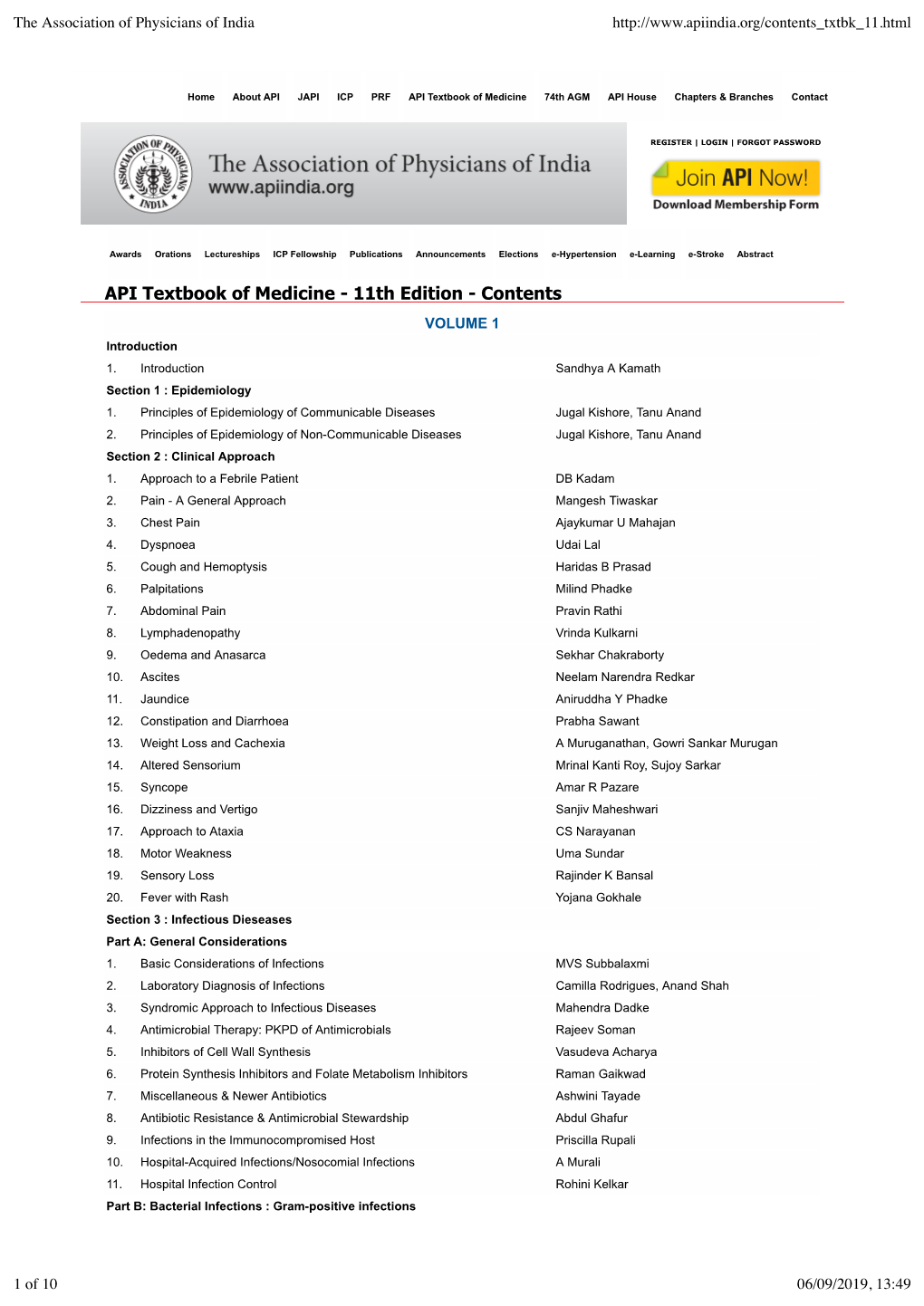 The Association of Physicians of India