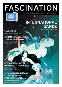 International Dance Date of Issue: 23 March 2017 Flag Series Date of Issue: 3 February 2017