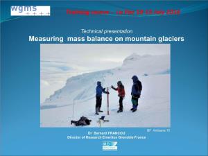 Glaciological Mass Balance
