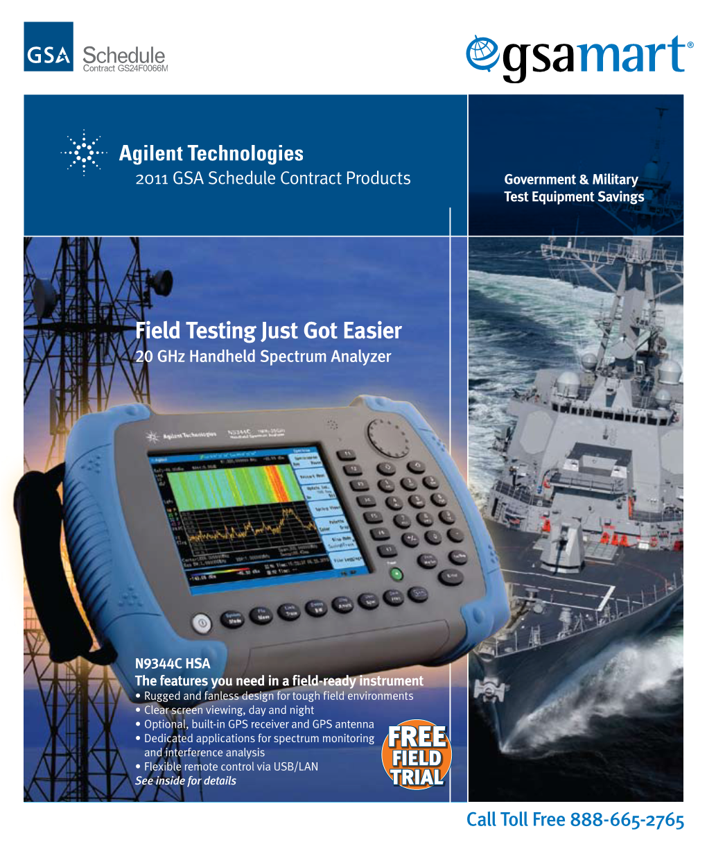 Field Testing Just Got Easier 20 Ghz Handheld Spectrum Analyzer