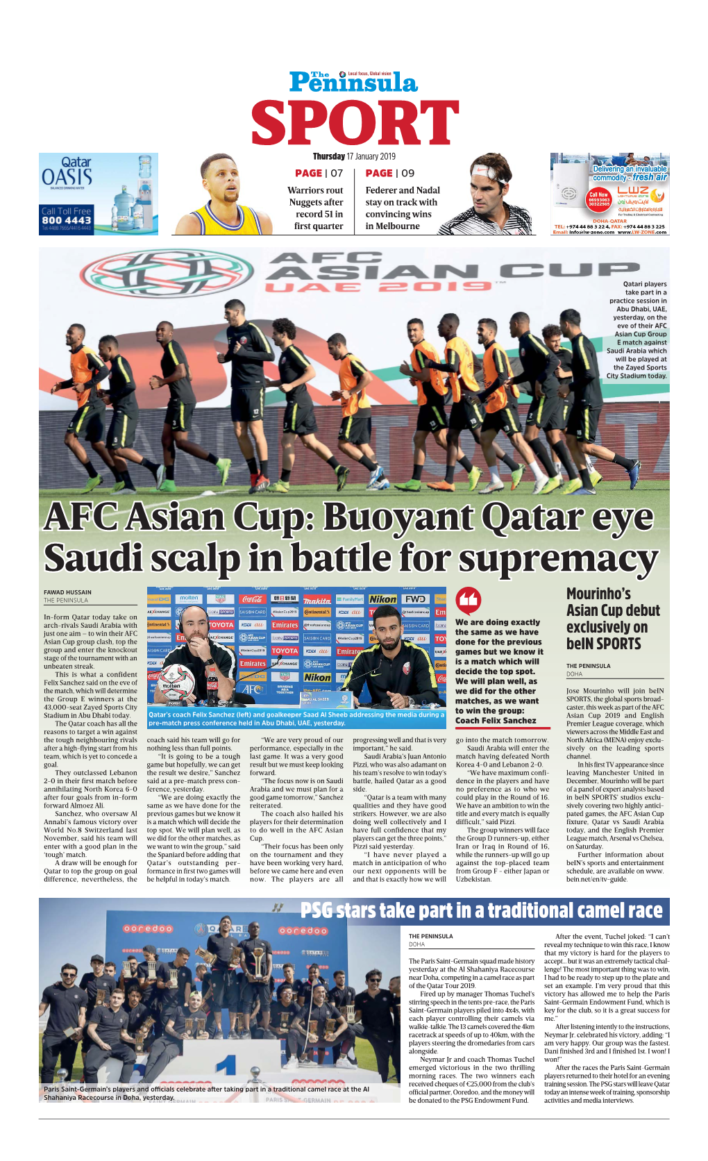 Buoyant Qatar Eye Saudi Scalp in Battle for Supremacy