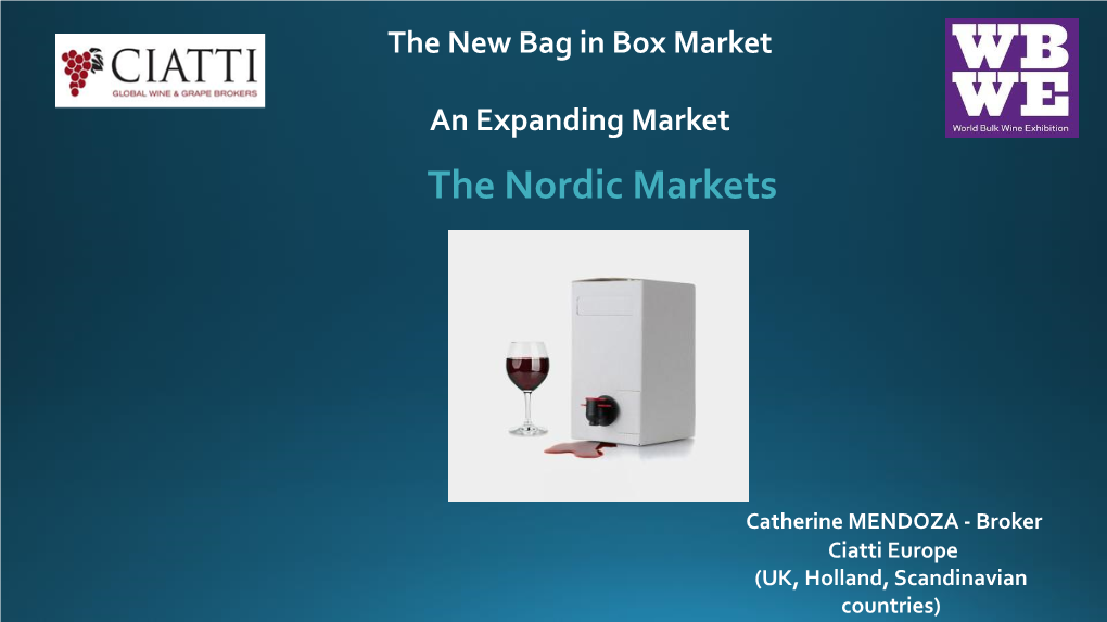 The New Bag in Box Market an Expanding Market