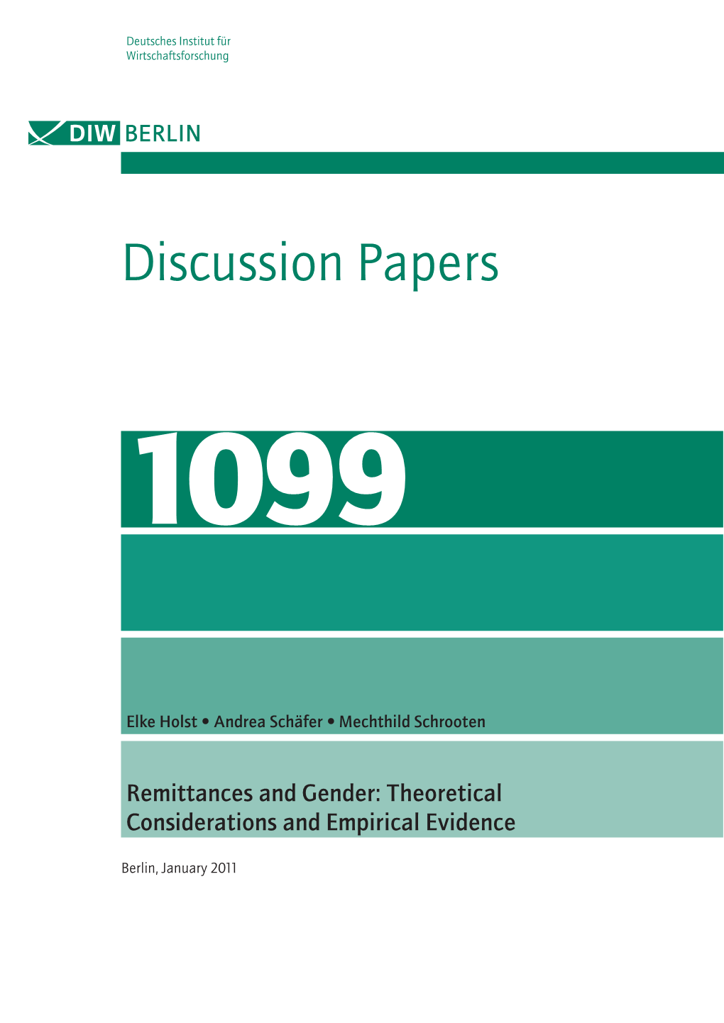 Discussion Papers