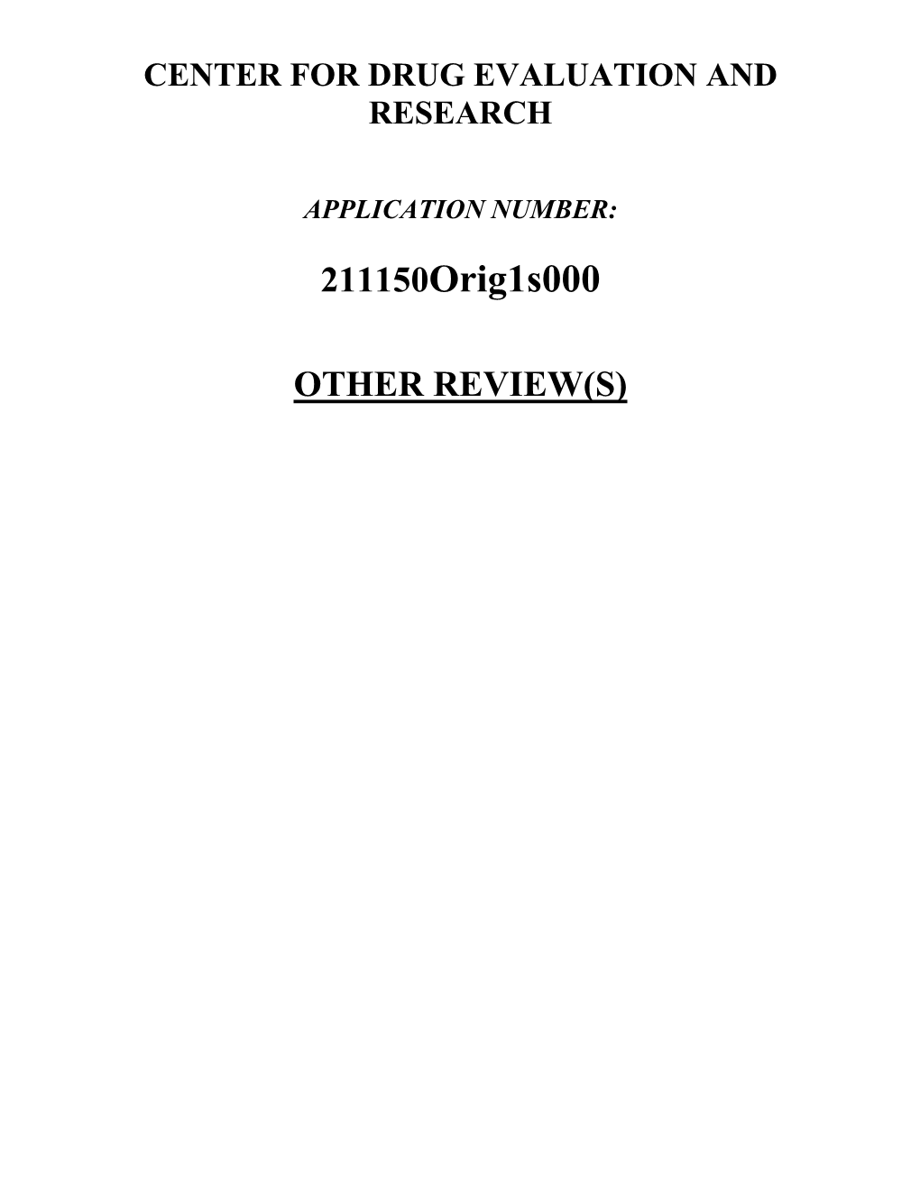 OTHER REVIEW(S) FOOD and DRUG ADMINISTRATION Center for Drug Evaluation and Research Office of Prescription Drug Promotion ****Pre-Decisional Agency Information****