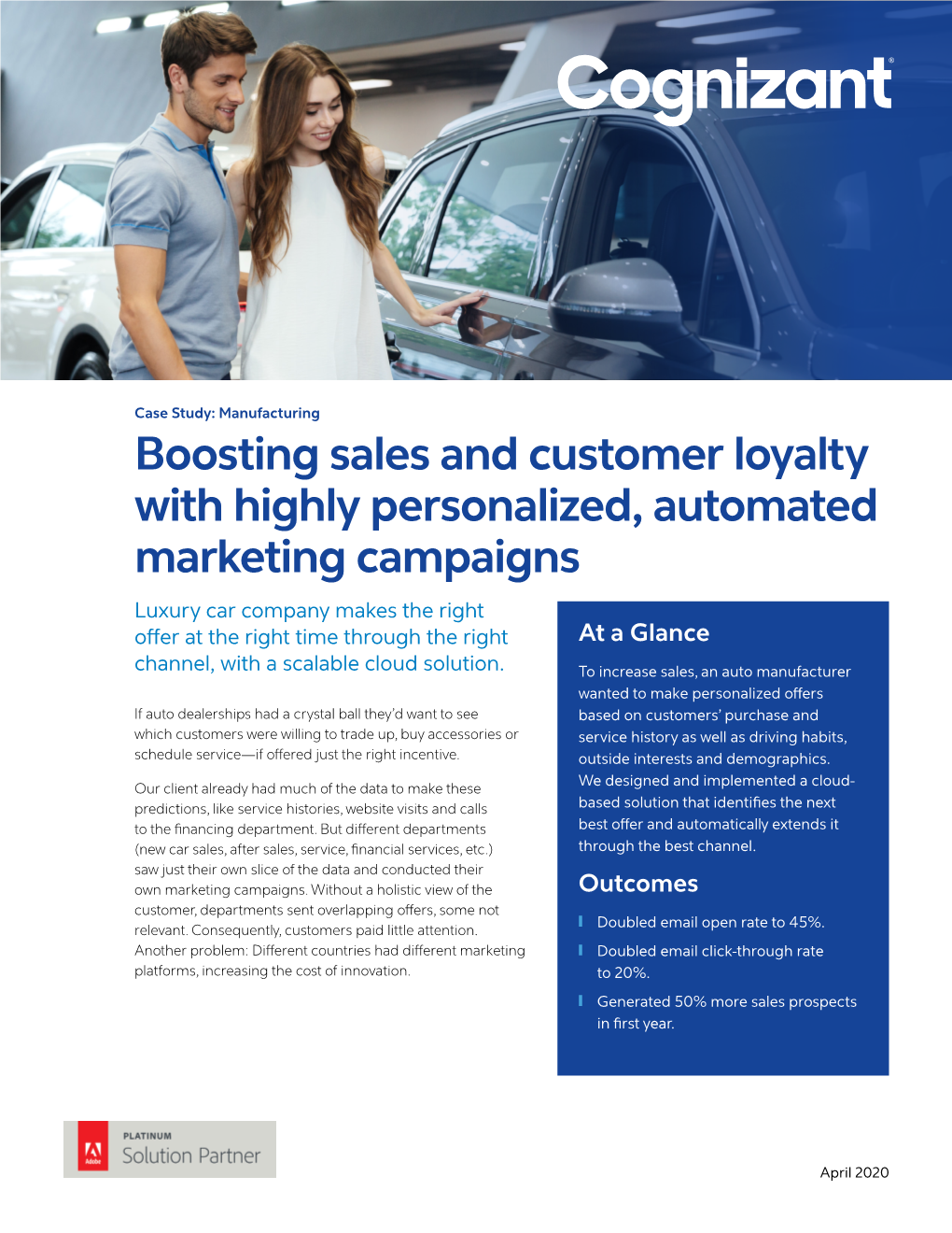 Cognizant—Boosting Sales and Customer Loyalty with Highly