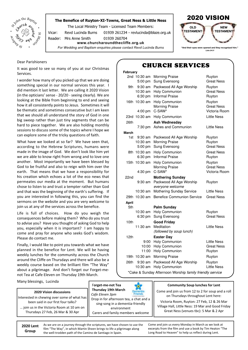 Spring News Sheet