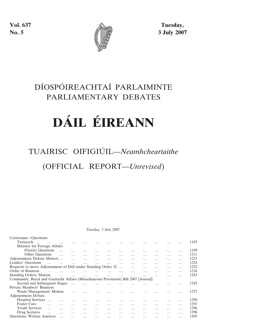 Da´Il E´Ireann