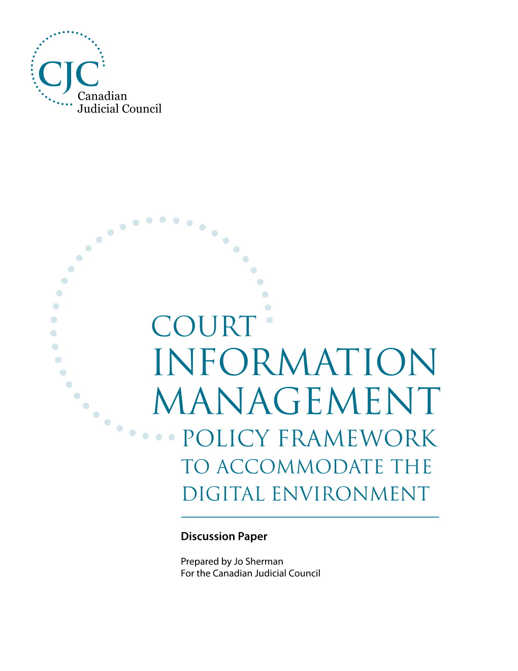 Court Information Management: Policy