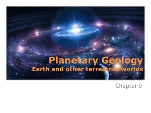 Planetary Geology Earth and Other Terrestrial Worlds