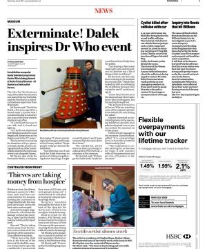 Dalek Inspires Dr Who Event