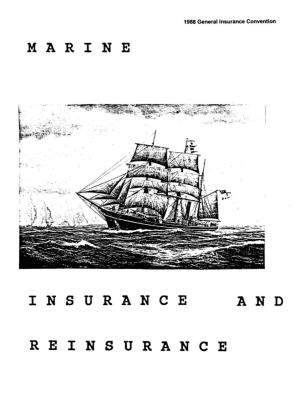 Marine Insurance and Reinsurance