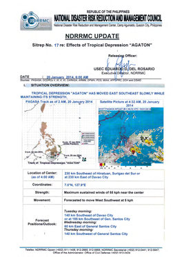 Areas Having Public Storm Warning Signal PSWS # Luzon Visayas Mindanao