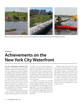 Achievements on the New York City Waterfront