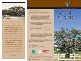 Interpretive Guide to Goose Island State Park