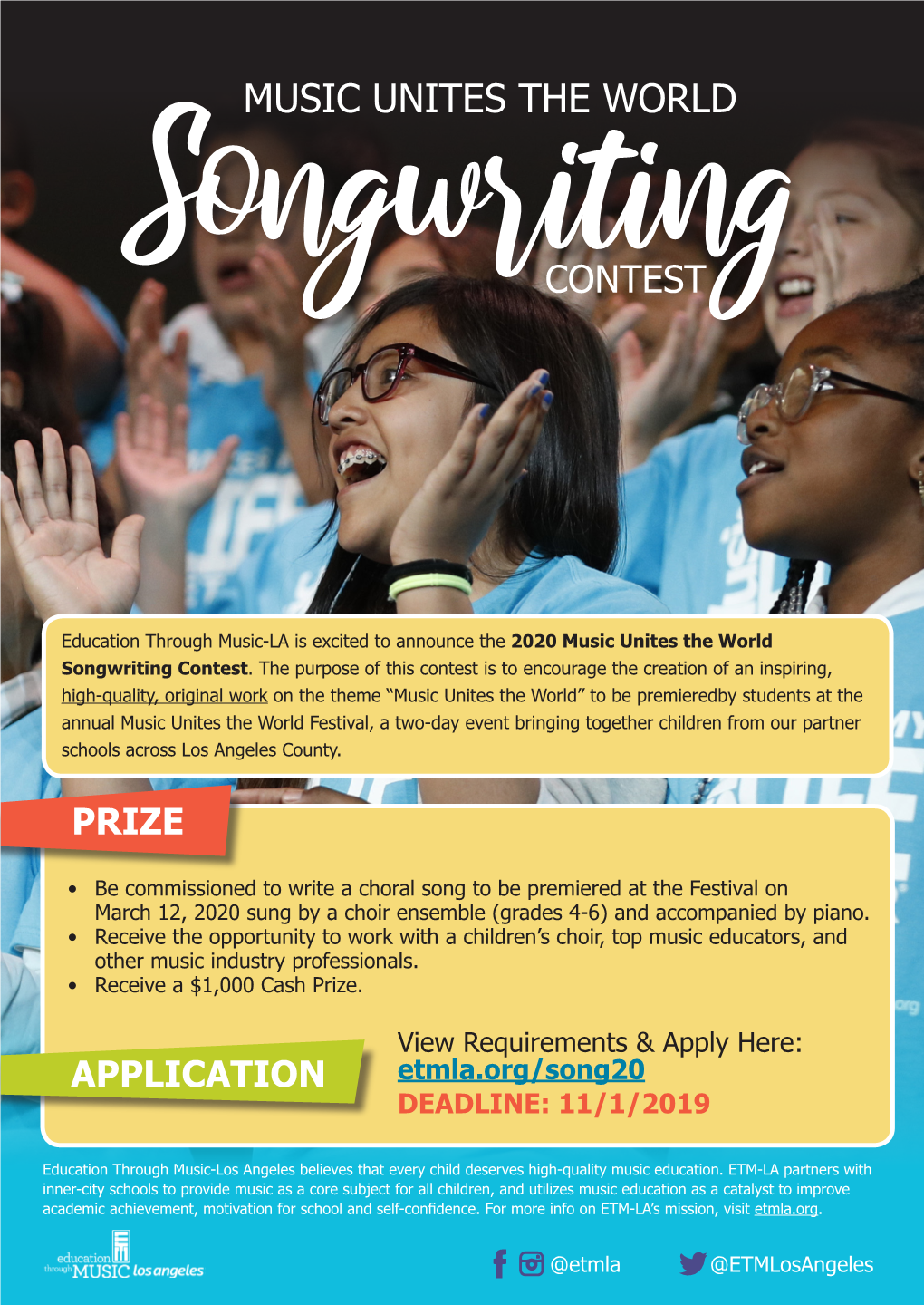 Music Unites the World Songwriting Contest