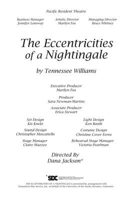 Eccentricities of a Nightingale Program.Indd