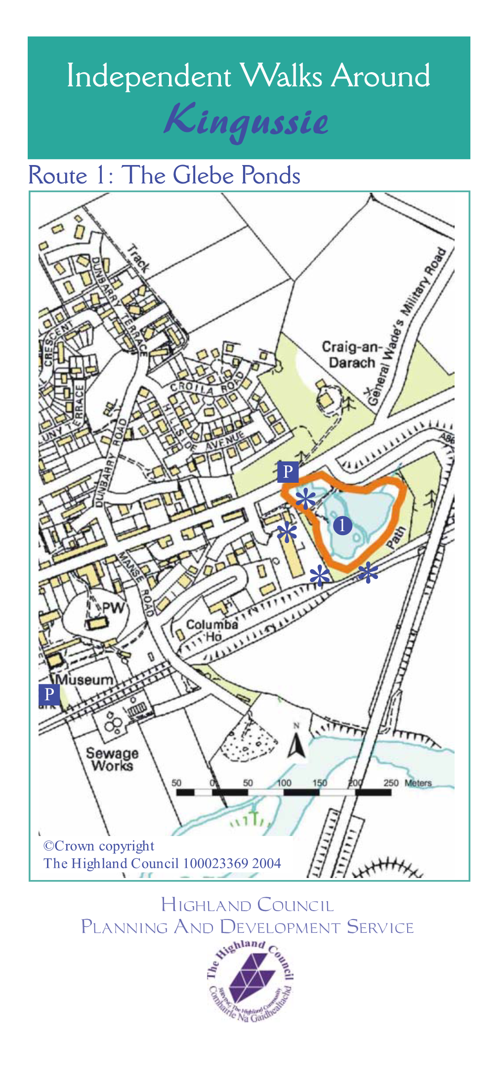 Independent Walks Around Kingussie Leaflet