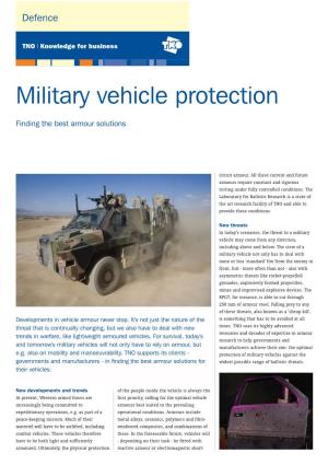 Denv S090015 Military Vehicle Protection.Qxd