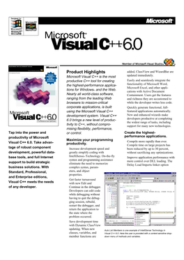 Visual C++ Is the Most Updated Immediately