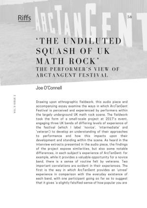 'The Undiluted Squash of Uk Math Rock'