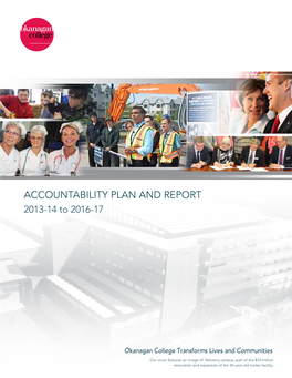 ACCOUNTABILITY PLAN and REPORT 2013-14 to 2016-17