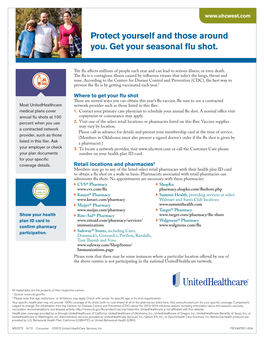 Get Your Seasonal Flu Shot