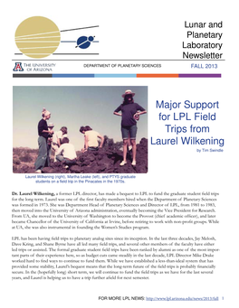 Major Support for LPL Field Trips from Laurel Wilkening