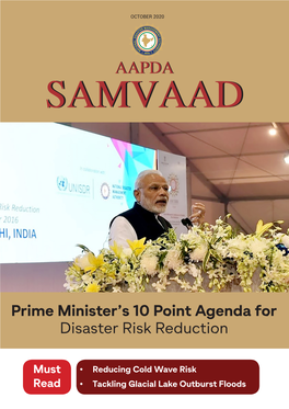 Prime Minister's 10 Point Agenda for Disaster Risk Reduction