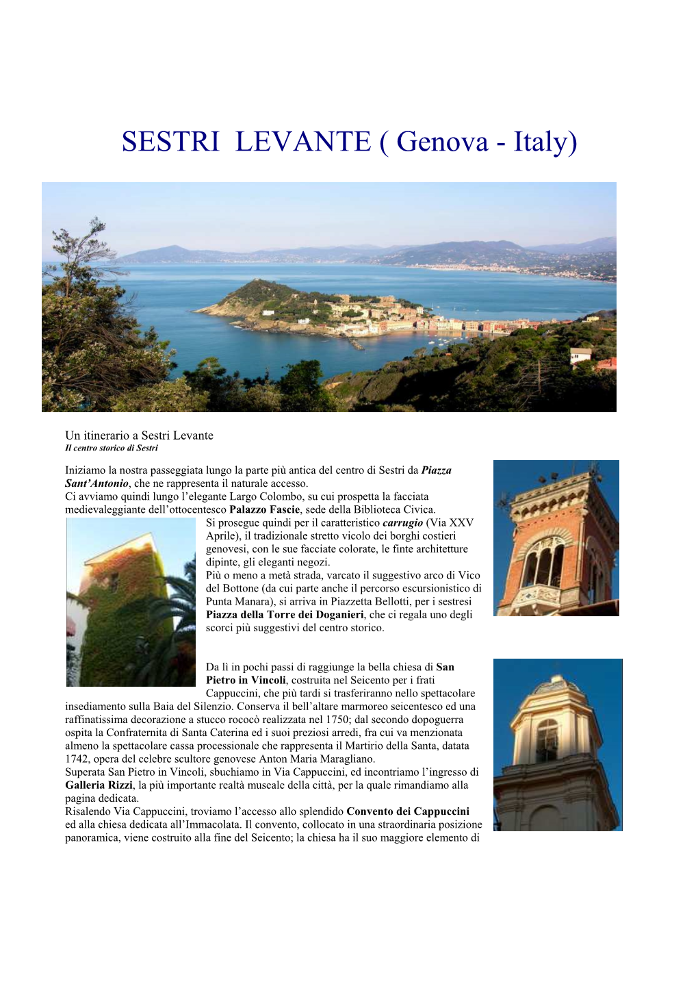 SESTRI LEVANTE ( Genova - Italy)