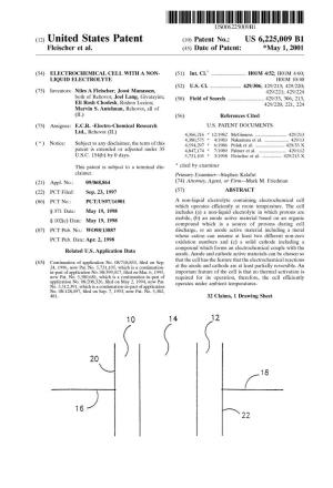 (12) United States Patent (10) Patent N0.: US 6,225,009 B1 Fleischer Et Al