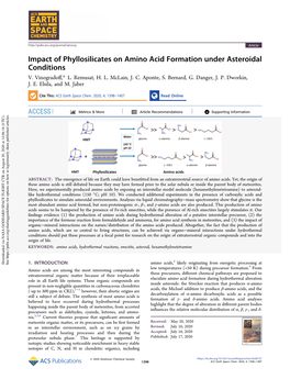 Impact of Phyllosilicates on Amino Acid Formation Under Asteroidal Conditions V